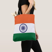 Indiase vlag tote bag (Dichtbij)