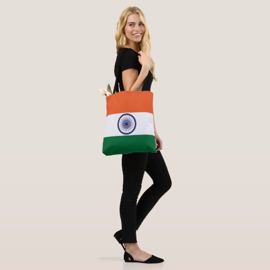 Indiase vlag tote bag (Op model)
