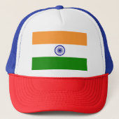 Indiase vlag trucker pet (Voorkant)