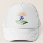 Indiase vlag trucker pet (Voorkant)