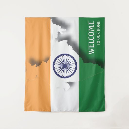  Indiase vlag Wandkleed