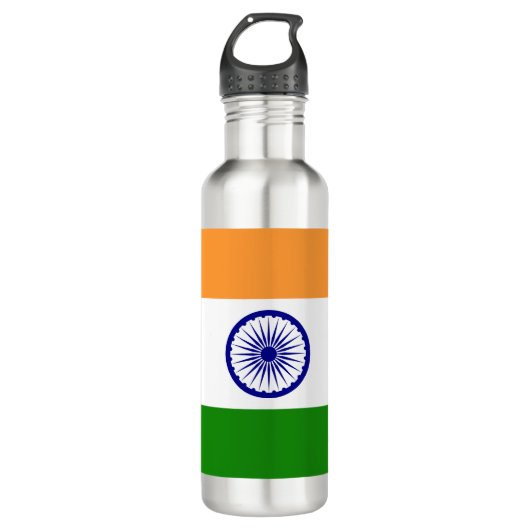Indiase vlag waterfles  (Voorkant)