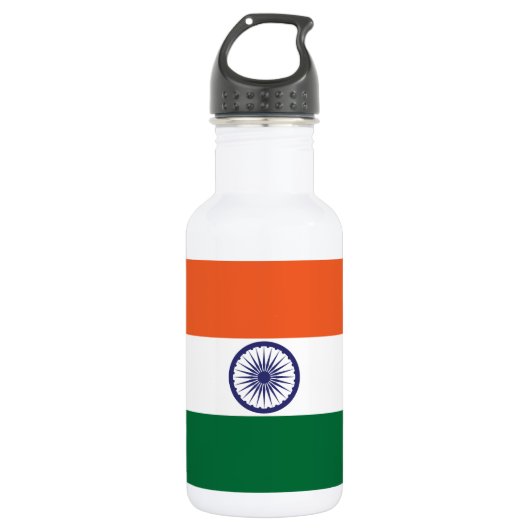 Indiase vlag waterfles (Voorkant)