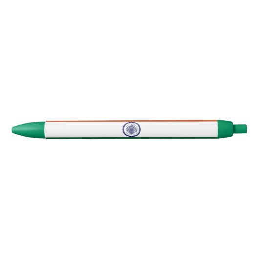 Indiase vlag zwarte inkt pen (Voorkant)