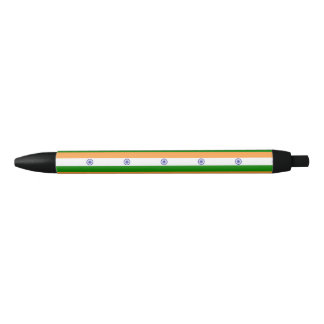 Indiase vlag zwarte inkt pen