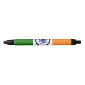 Indiase vlag zwarte inkt pen (Voorkant)