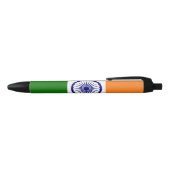 Indiase vlag zwarte inkt pen (Bovenkant)