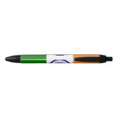 Indiase vlag zwarte inkt pen (Achterkant)