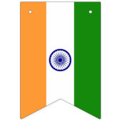 Indiase vlaggen garenband vlaggetjes (Eerste vlag)