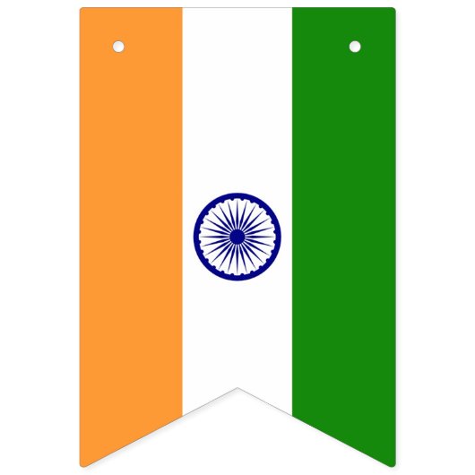 Indiase vlaggen garlanden vlaggetjes (Derde vlag)