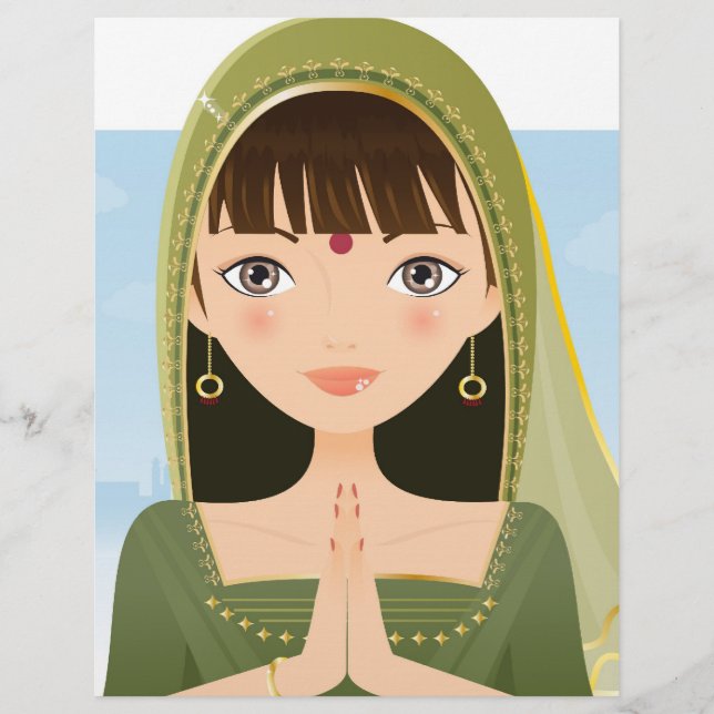 Indiase vrouw (Voorkant)