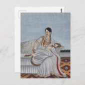 Indiase vrouw in traditionele kleding briefkaart (Voorkant / Achterkant)