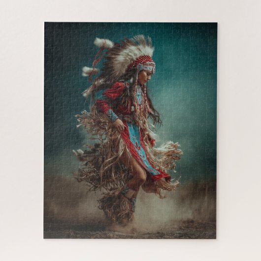 Indiase Vrouw Legpuzzel (Verticaal)