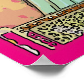  Indiase vrouw, Mughal Art Poster (Hoek)