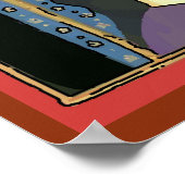 Indiase vrouw, Mughal Art Poster (Hoek)