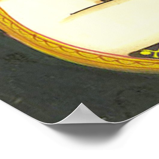  Indiase vrouw, Mughal Art Poster (Hoek)