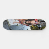 Indiase vrouw persoonlijk skateboard (Horizontaal)