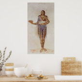 Indiase vrouw uit Florida Poster (Keuken)