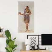 Indiase vrouw uit Florida Poster (Thuiskantoor)
