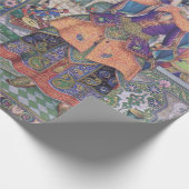 Indiase vrouwen drukken verpakkingspapier af Cadeaupapier (Hoek)