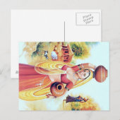 indica briefkaart (Voorkant / Achterkant)