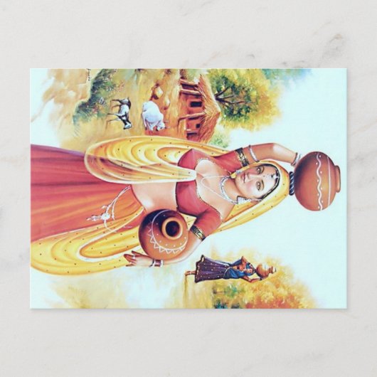 indica briefkaart (Voorkant)