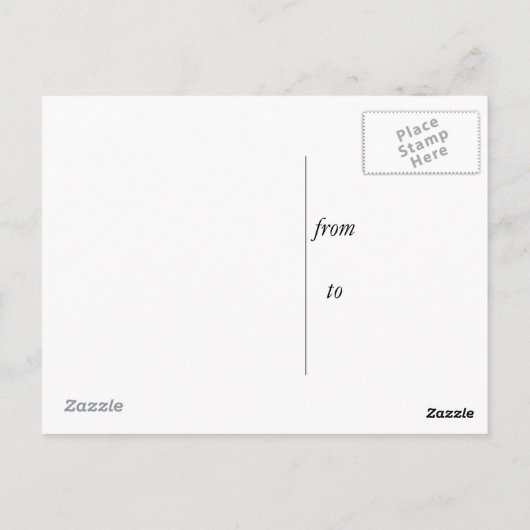 indica briefkaart (Achterkant)