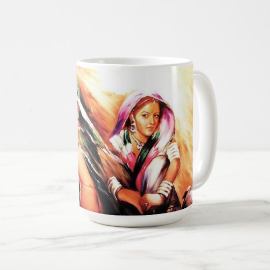 indica koffiemok (Voorkant rechts)