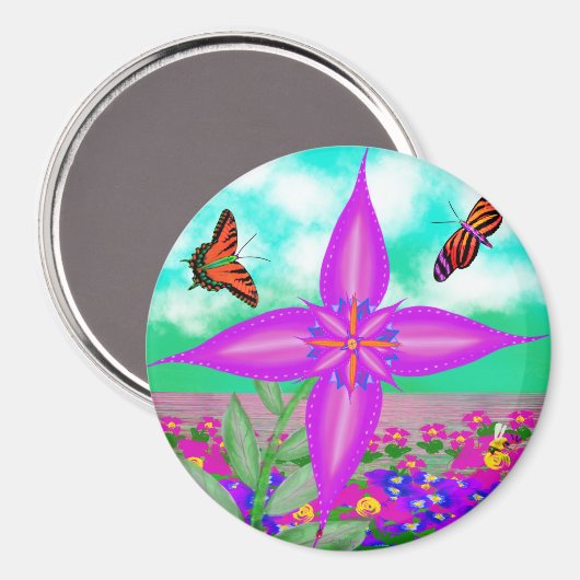 Indica Prinses van Power Flower Magneet (Voorkant / Achterkant)