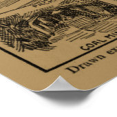  indicatieve kaart van Kansas (1912) - Tan Poster (Hoek)