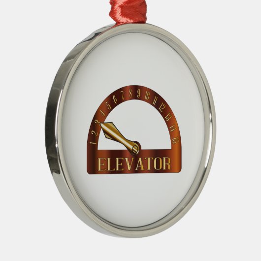 Indicator voor geïsoleerde drijvende vloer metalen ornament (Rechts)