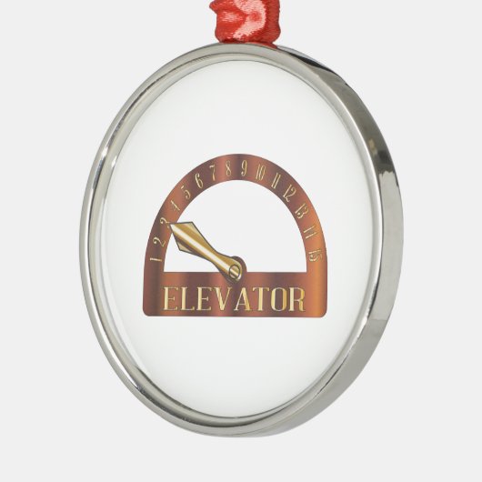 Indicator voor geïsoleerde drijvende vloer metalen ornament (Links)