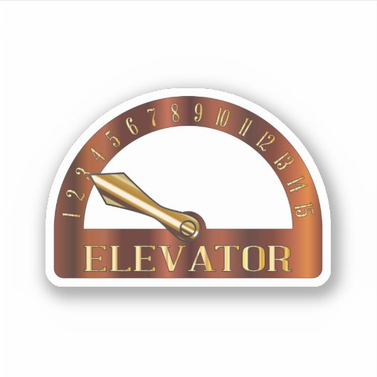 Indicator voor geïsoleerde drijvende vloer sticker (Voorkant)