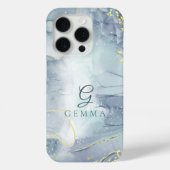 Indicolite Gold Glitter Waterverf  Case-Mate iPhone Case (Achterkant)