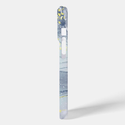 Indicolite Gold Glitter Waterverf  Case-Mate iPhone Case (Achterkant / Links)