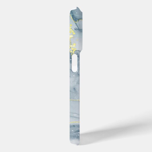 Indicolite Gold Glitter Waterverf Case-Mate iPhone Case (Achterkant / Rechts)