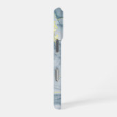 Indicolite Gold Glitter Waterverf  iPhone Hoesje (Rechterkant)