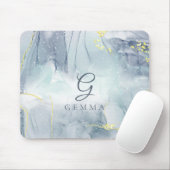 Indicolite Gold Glitter Waterverf  Muismat (Met muis)