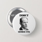 INDICT George Fox Ronde Button 5,7 Cm (Voorkant /achterkant)