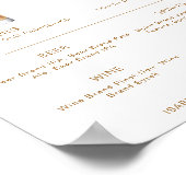 INDIE Boheem Cocktail Signature Drink Bar Menu Poster (Hoek)