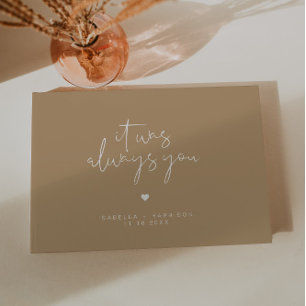 INDIE Boheemse Aardetonen Trouwgastenboek Gastenboek