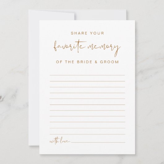 INDIE Bohemian Burnt Oranje Favoriete Memory Game Kaart (Voorkant)