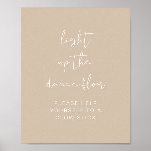 INDIE Bohemian Light Up the Dance Floor Glow Stick Poster (Voorkant)