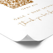 INDIE Bohemian Small Business Payment Sign Poster (Hoek)