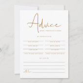 INDIE Boho Baby shower Advies & Voorspellingen Kaa Kaart (Voorkant)