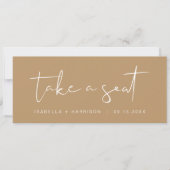 INDIE Boho Earth Tone Neem een Kaart van de Zitten (Voorkant)