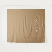 INDIE Boho Earth Toned Backdrop Wandkleed (Voorkant (horizontaal))