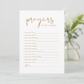 INDIE Boho Prayers for Baby Card Kaart (Staand voorkant)