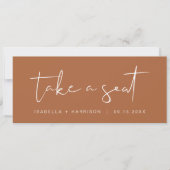 INDIE Boho Terracotta Neem een Kaart van de Zitpla (Voorkant)