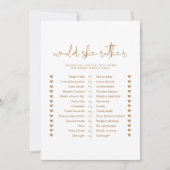 INDIE Boho zou ze liever een Bridal-spel hebben Kaart (Voorkant)